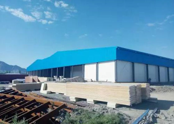 calidad  100m*40m Prefab Steel Structure Workshop House Frame Industrial Building fábrica
