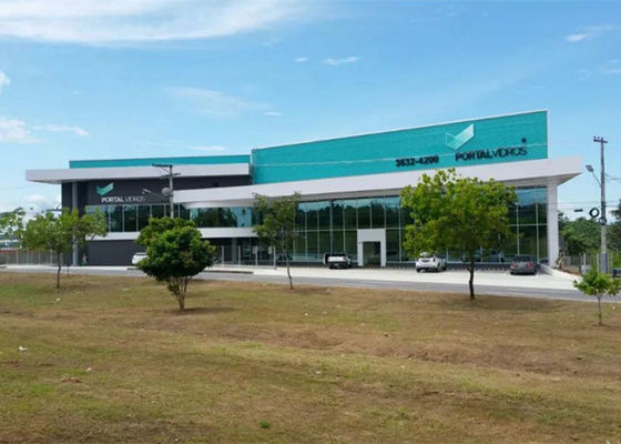 calidad  Q355 Steel Frame Commercial Buildings Windproof Steel Structure Exhibition Hall fábrica