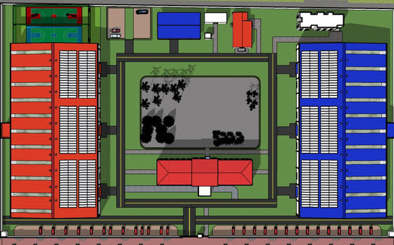 80*40 modificó el taller de la estructura para requisitos particulares de acero fabricó la construcción del marco de acero