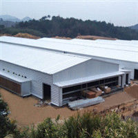 Casa de pollo prefabricada de la capa de las aves de corral de la granja de la estructura de acero del OEM/del ODM