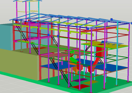 La estructura de acero de la plataforma de Q355B modificó la plataforma para requisitos particulares de acero galvanizada ISO9001