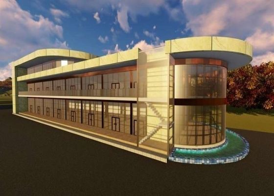 Estructura de acero de encargo de Decoiling del supermercado prefabricado de acero del centro comercial