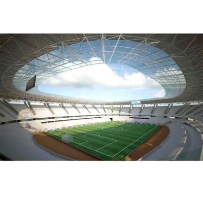 Construcción prefabricada confiable del marco del espacio del estadio de la estructura de acero del palmo grande