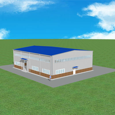 planta de tratamiento prefabricada del taller de la estructura de acero de la industria de los 25m*20m