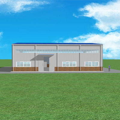planta de tratamiento prefabricada del taller de la estructura de acero de la industria de los 25m*20m