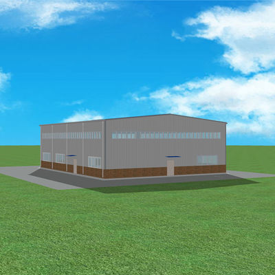 planta de tratamiento prefabricada del taller de la estructura de acero de la industria de los 25m*20m