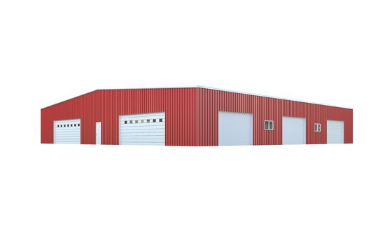 Estructura de acero de la rejilla 40*100 que construye ventajas del bajo costo de Warehouse
