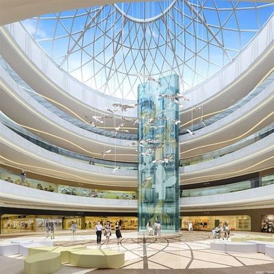 Altos edificios prefabricados de la subida del marco de acero de la estructura de acero Q235B de la subida altos