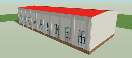 Estructura de acero ligera a prueba de viento Hall Assemble Lightweight ISO9001