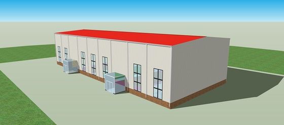 Estructura de acero ligera a prueba de viento Hall Assemble Lightweight ISO9001