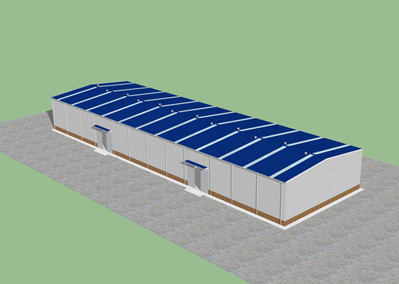 90m*27m Construcción de estructuras prefabricadas de acero