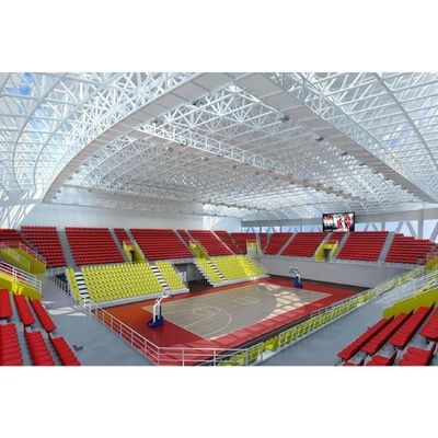 Gimnasio constructivo de acero prefabricado del peso ligero del estadio del marco del espacio del palmo grande