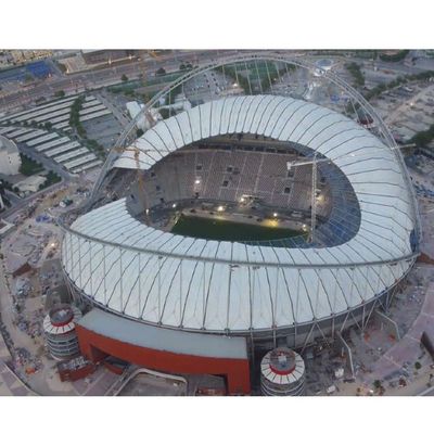 Gimnasio constructivo de acero prefabricado del peso ligero del estadio del marco del espacio del palmo grande