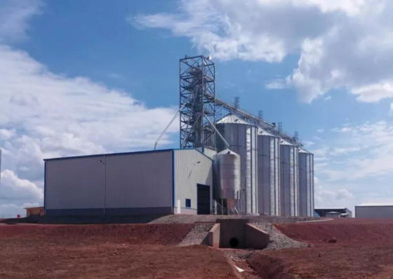 Edificio industrial fabricado casa prefabricada ISO9001 de la plataforma de la estructura de acero