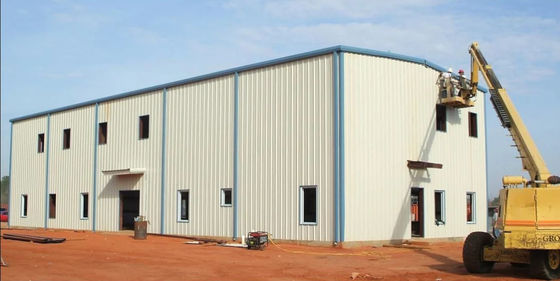 Estructura del marco de acero del indicador de la luz de la fabricación de Warehouse de la estructura de acero