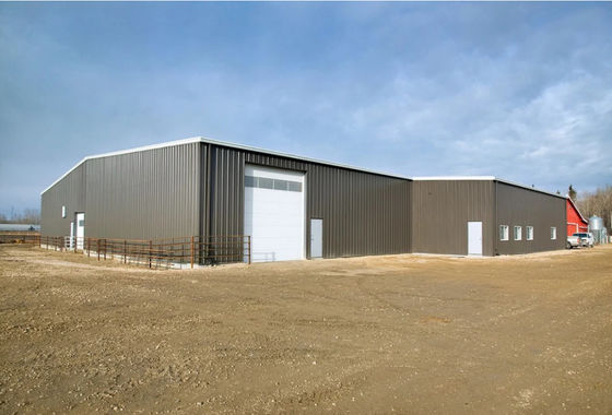 Estructura del marco de acero del indicador de la luz de la fabricación de Warehouse de la estructura de acero