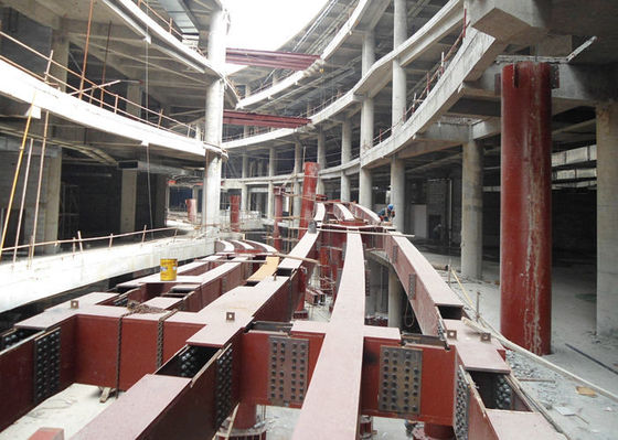 Centro comercial comercial incombustible ISO9001 del edificio de marco de acero de la estructura de acero