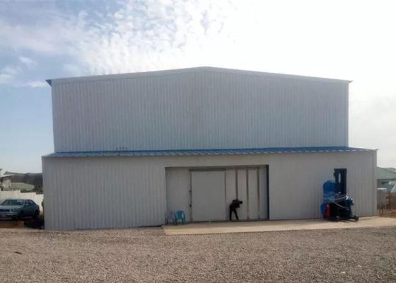CE durable porta de acero prefabricado del palmo grande de la construcción de viviendas de marco