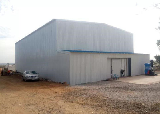 CE durable porta de acero prefabricado del palmo grande de la construcción de viviendas de marco