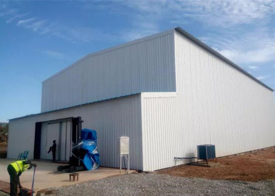 CE durable porta de acero prefabricado del palmo grande de la construcción de viviendas de marco