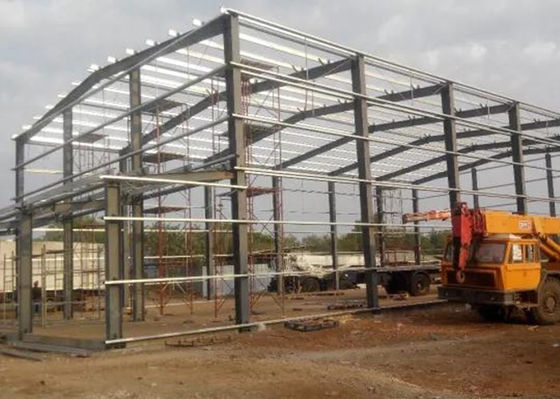 CE durable porta de acero prefabricado del palmo grande de la construcción de viviendas de marco