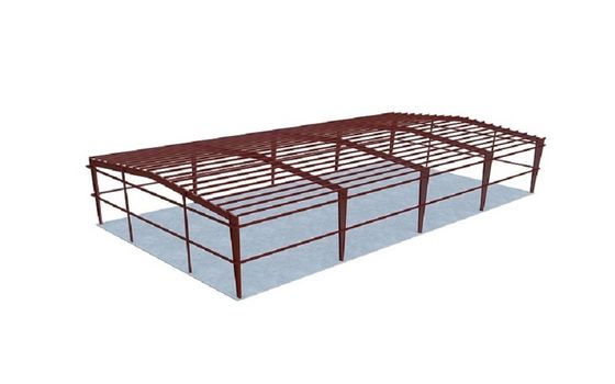 Estructura de acero durable Warehouse de la rejilla del taller estructural de acero prefabricado