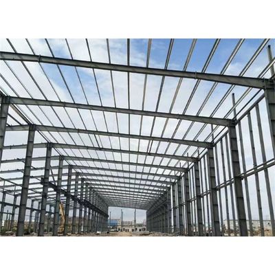 Estructura de acero de Q355B para el almacenamiento del edificio del taller de Warehouse incombustible