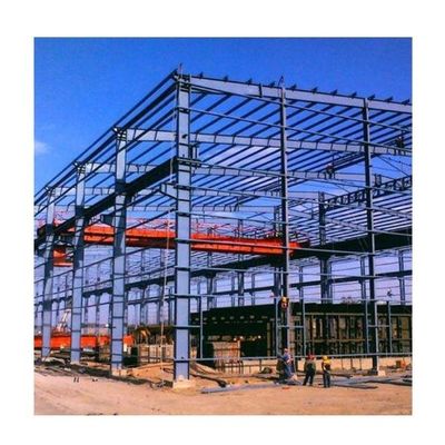 Almacén de estructura de acero de varios pisos de edificio industrial personalizado