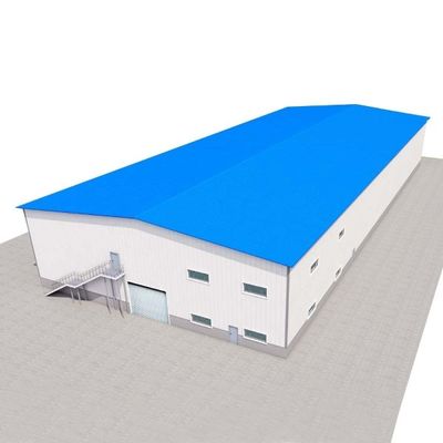 El acero prefabricado Warehouse vierte edificios de acero comerciales del metal de Q355B