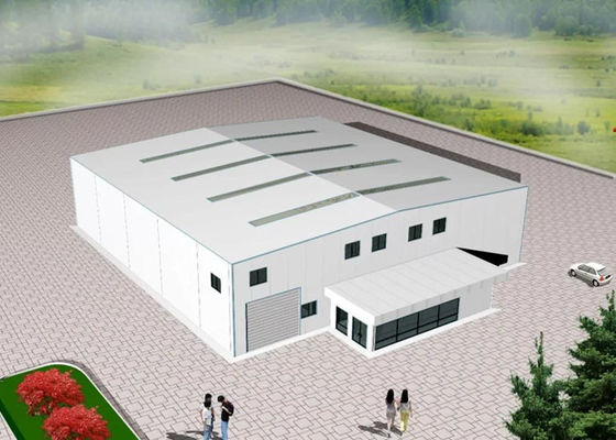 Taller de acero prefabricado de la fabricación del marco del hangar de la estructura de acero de la industria