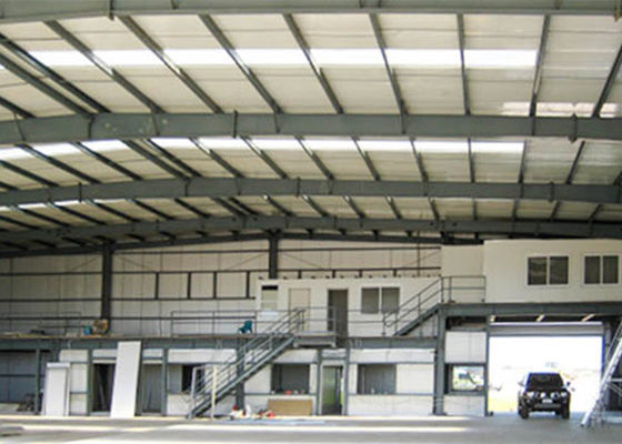 Taller de acero prefabricado de la fabricación del marco del hangar de la estructura de acero de la industria