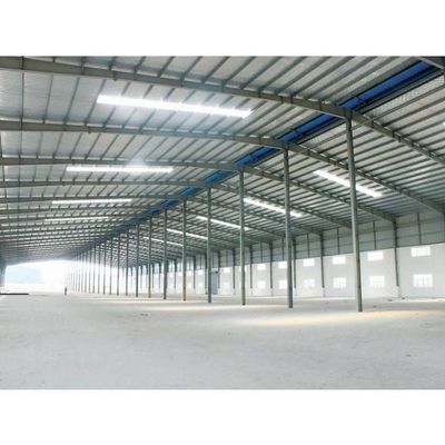 Estructura de acero ligera moderna Warehouse que construye ISO profesional 9001