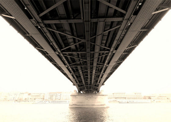 Construcción de puente peatonal de acero prefabricada del braguero de la estructura