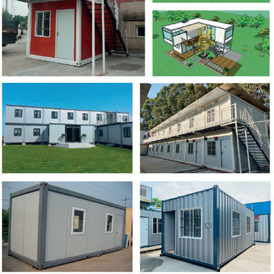 Q235B / Casa prefabricada de acero del envase de Q355B de la reforma plegable de la casa