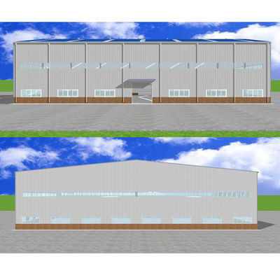 taller prefabricado de la estructura de acero de la industria de los 50m*50m que procesa edificios