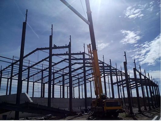Edificio industrial prefabricado Warehouse de la estructura de acero para la producción de la fábrica