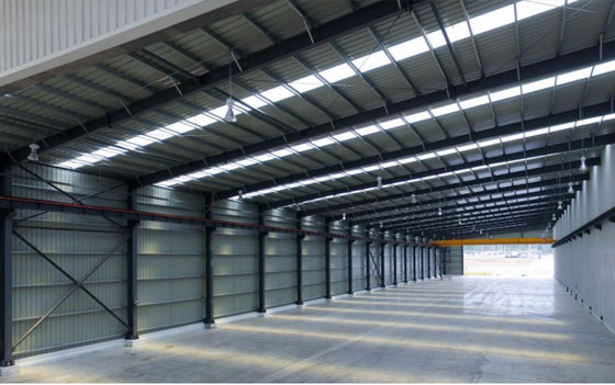 Almacén porta del metal del marco de la construcción de Warehouse del marco de acero