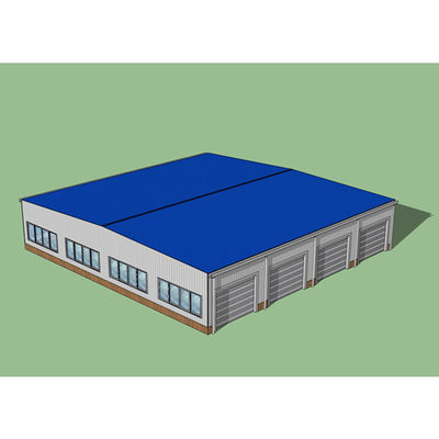 Edificios de marco porta de acero de la prueba del temblor del taller de la estructura de acero Q235