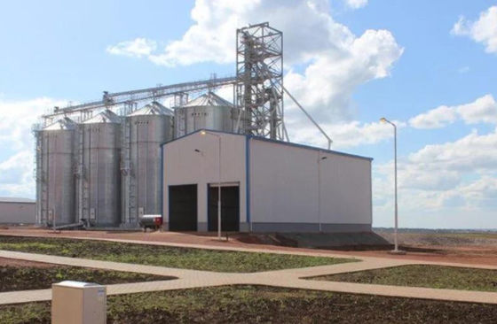Almacenamiento pre dirigido Warehouse del grano de la estructura de acero de la estructura de acero