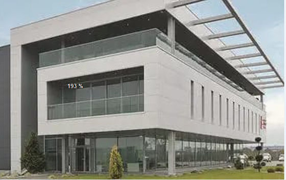 Edificios de oficinas del metal comercial prefabricado robusto a prueba de viento