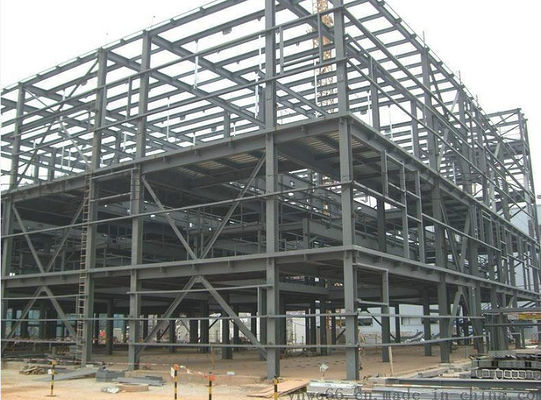 Edificios de oficinas del metal comercial prefabricado robusto a prueba de viento