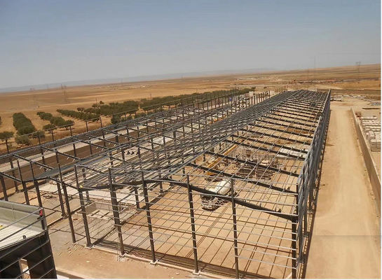 Taller prefabricado de la estructura de acero de la planta industrial del marco de acero