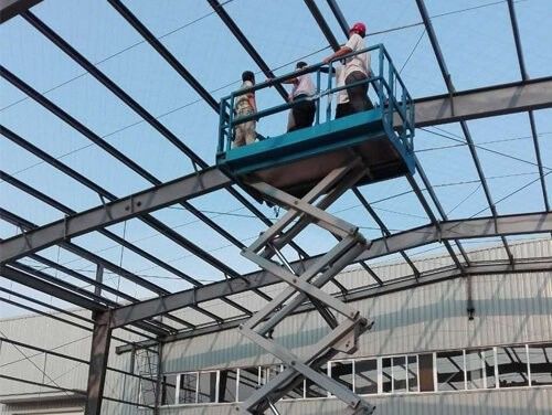 Taller de estructura de acero con panel sándwich Q355 Acero de sección H soldado