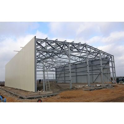 Estructura de acero porta del marco del indicador de la construcción ligera del marco de acero Warehouse