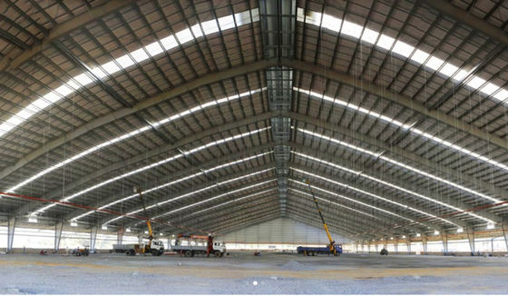 Taller de estructura de acero resistente y duradero para ensamblaje de automóviles en Etiopía