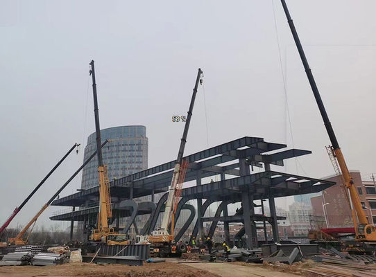 Edificio administrativo galvanizado personalizado estructura duradera confiable