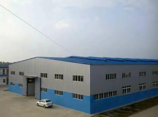 Taller de estructura de acero duradero para la construcción