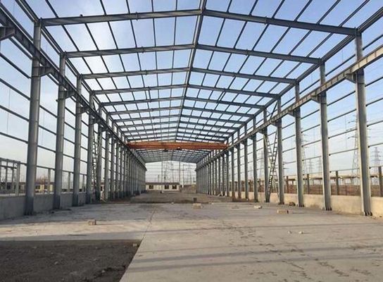 Taller de estructura de acero de acero de sección H soldada Q355