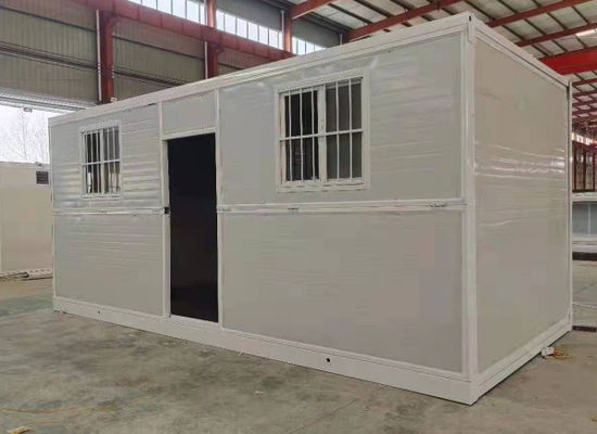 Casa incombustible del plegamiento del envase de la casa plegable ligera del envase