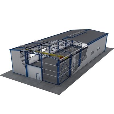 Tamaño adaptable del propósito del alto de la durabilidad de acero taller multi de la estructura